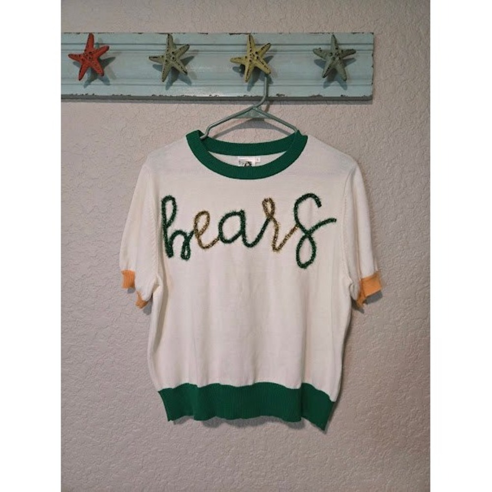 Queen of‎ Sparkles Game Day Sweater- Bears